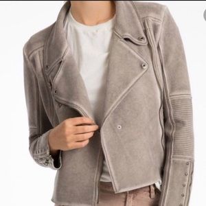 Marrakech Marni Scuba Suede Moto-Taupe w/Grommets